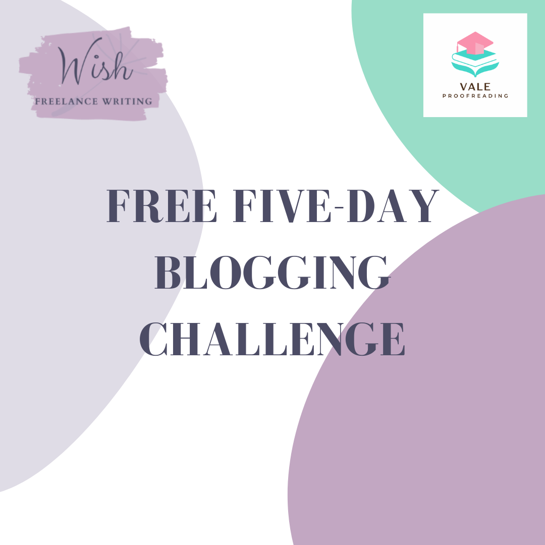 blogging challenge