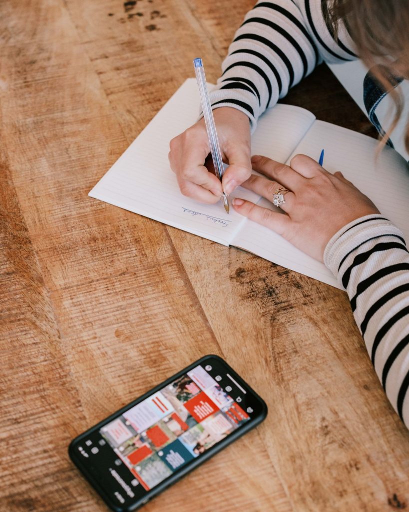 Inspiring businesswomen. Photo of Bridie working